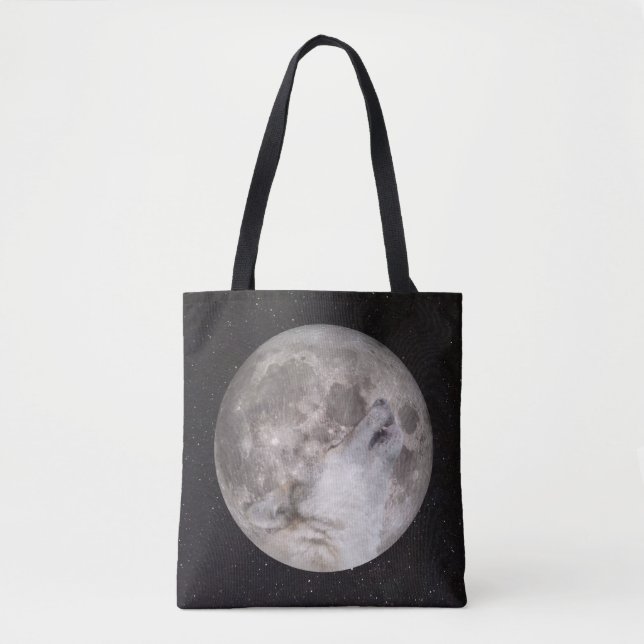 Bolsa Tote Super Wolf Moon (Frente)