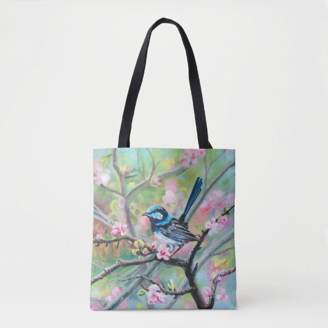 Bolsa Tote Superb Fairy Wren - (Frente)