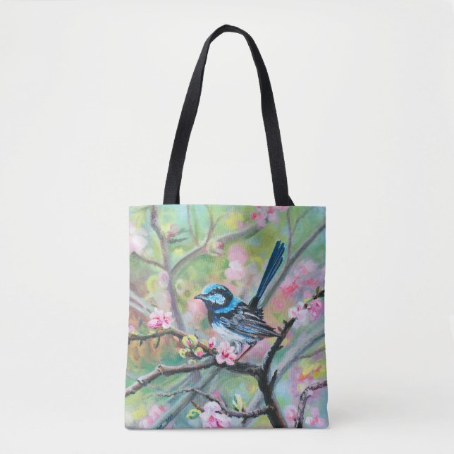 Bolsa Tote Superb Fairy Wren - (Frente)