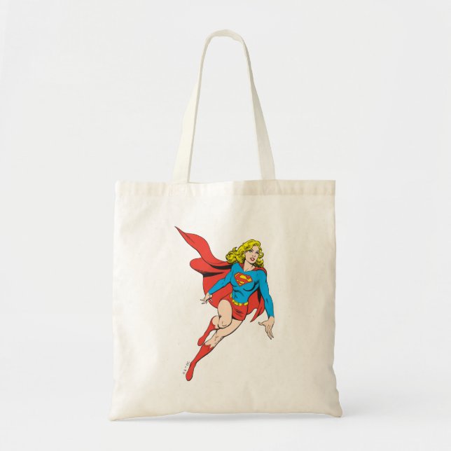Bolsa Tote Supergirl em Ação (Frente)