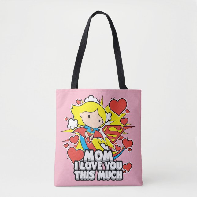 Bolsa Tote Supergirl| Eu Te Amo Tanto (Frente)