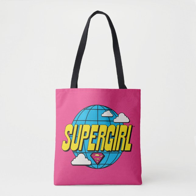 Bolsa Tote Supergirl Gráfico Pop Global (Frente)