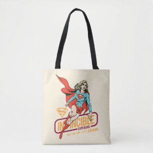 Bolsa Tote Supergirl Invencível - Gráfico Retroativo