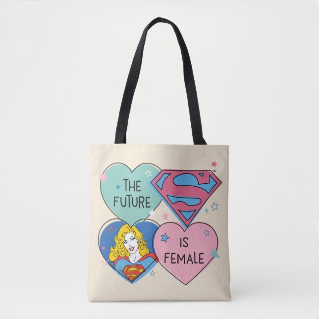 Bolsa Tote Supergirl "The Future Is Female" (Frente)