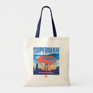 Bolsa Tote Superman Metropolis Skyline