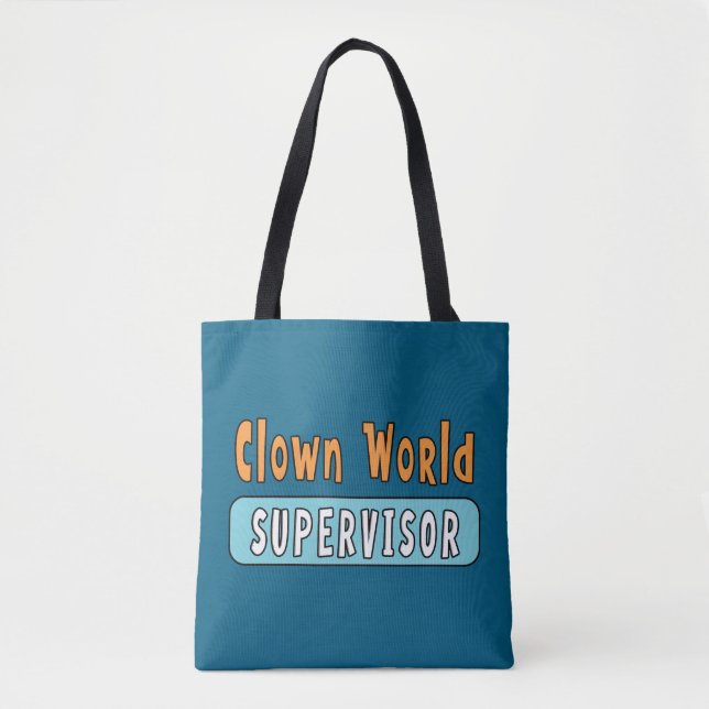 Bolsa Tote Supervisor Mundial de Palhaço (Frente)