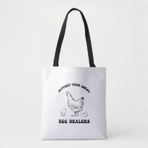Bolsa Tote Suportar Seus Dealers De Ovos Locais