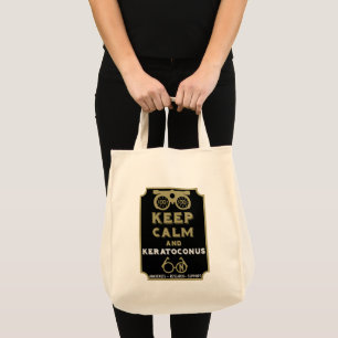 Bolsa Tote Suporte E Consciência De Keratoconus