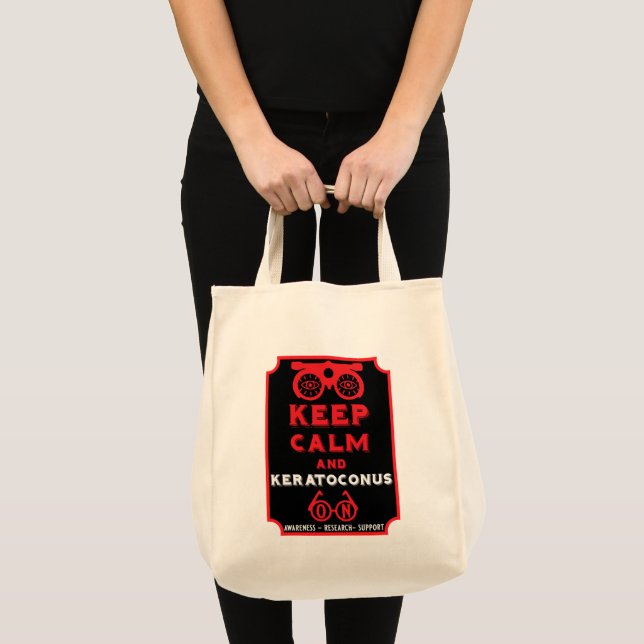 Bolsa Tote Suporte E Consciência De Keratoconus (Frente (produto))