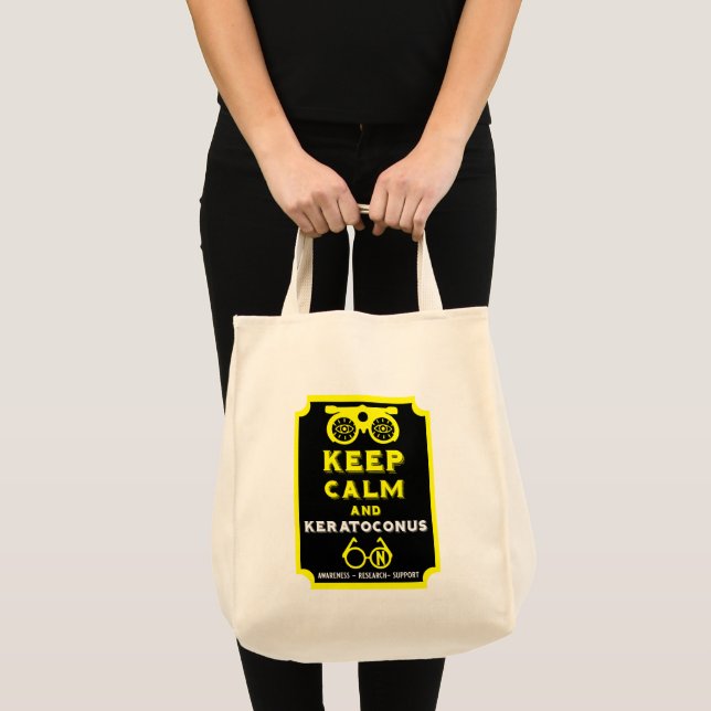 Bolsa Tote Suporte E Consciência De Keratoconus (Frente (produto))