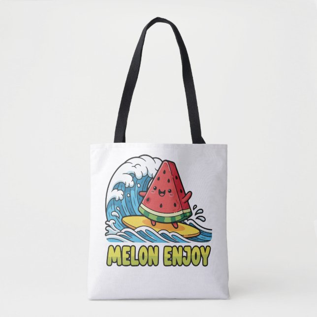 Bolsa Tote Surf e snack (Frente)