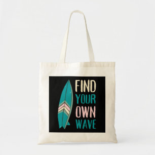 Bolsa Tote Surf Encontre seu próprio Conselho de Surf Wave