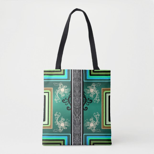 Bolsa Tote Surf Jade (Frente)