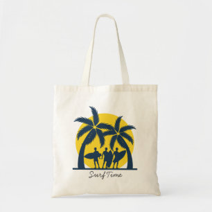 Bolsa Tote Surf, sol e palmeiras, surf legal
