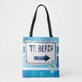 Bolsa Tote Surfboard de aquarela da Reunião da Família de Pra