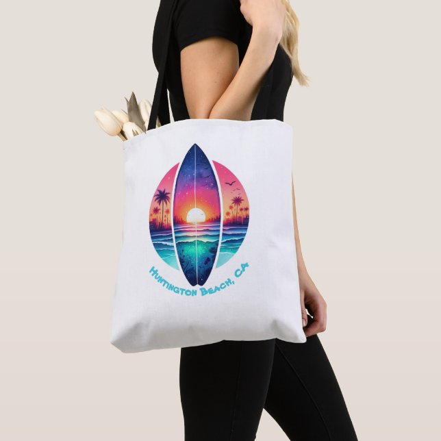 Bolsa Tote Surfboard no Sunset (Close Up)