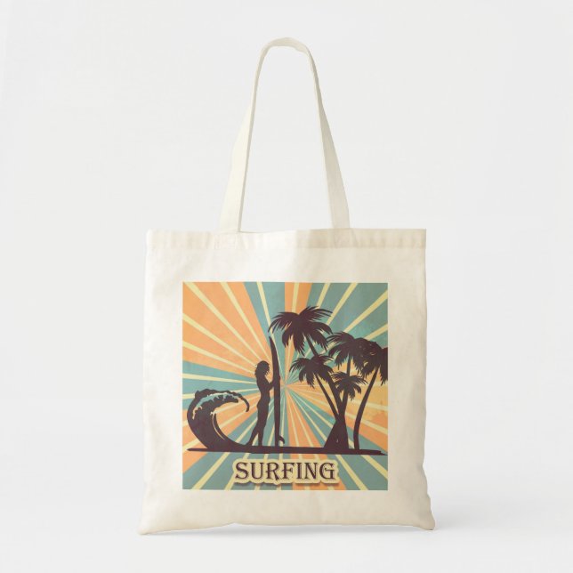 Bolsa Tote Surfer Girl (Frente)