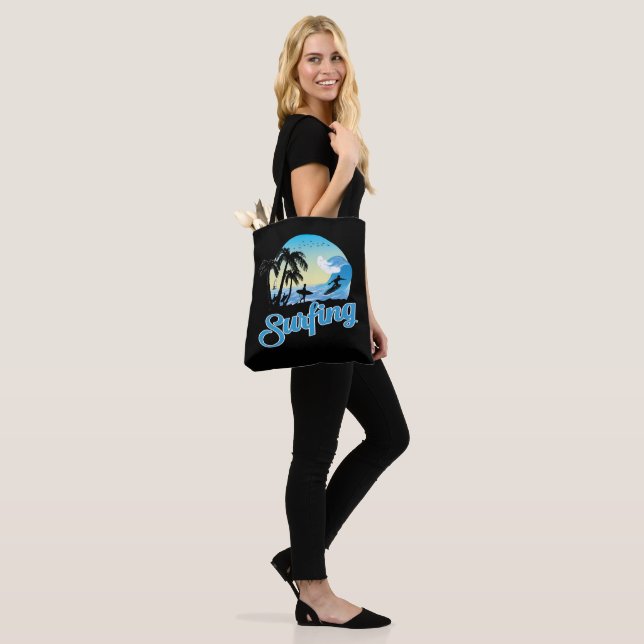 Bolsa Tote surfing Sea Beach (No(a) Modelo)