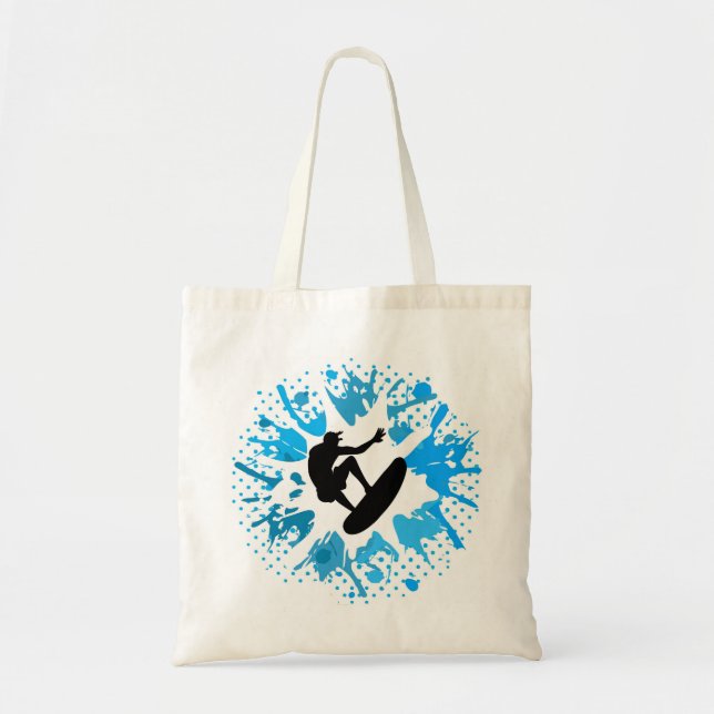 Bolsa Tote Surfista de Grunge (Frente)