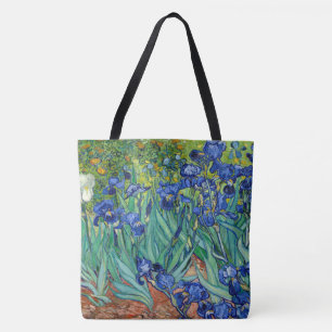 Bolsa Tote Surge Vincent Van Gogh Blue Flowers Nature Art