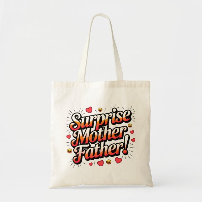 Bolsa Tote Surpresa Mãe Padre Fashionable Tote Bag (Frente)