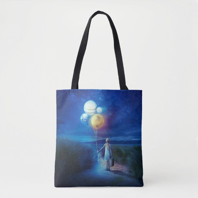 Bolsa Tote Surreal se mudando para seu futuro (Frente)