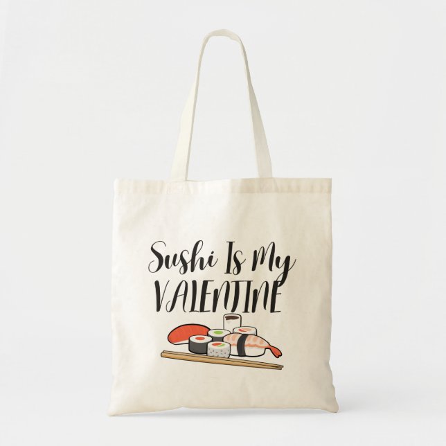 Bolsa Tote Sushi É Meu Namorados (Frente)