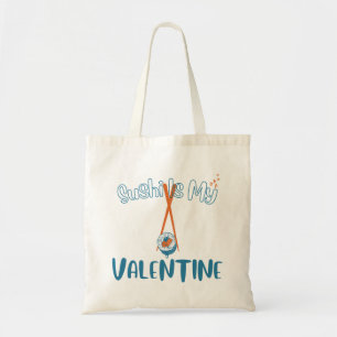 Bolsa Tote Sushi É Meu Namorados