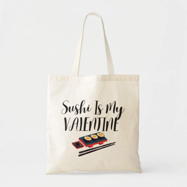 Bolsa Tote Sushi É Meu Namorados Tote Bag (Frente)