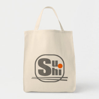 Bolsa Tote Sushi Grocery Tote Bag