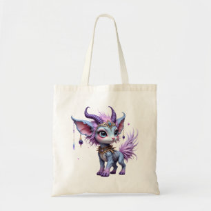 Bolsa Tote Sussurro de Lilás – Guardião da Floresta Encantada
