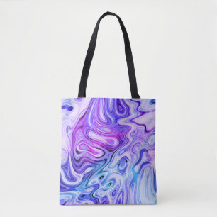 Bolsa Tote sussurro fantasmagórico, pastel marmorizado :