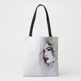 Bolsa Tote Sussurros da Natureza - Beleza Feminina em Bloom
