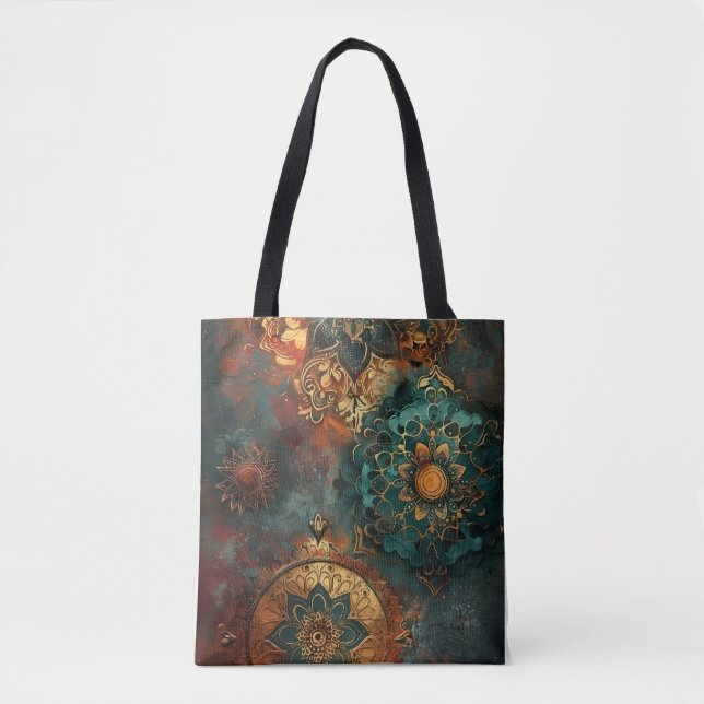 Bolsa Tote Sussurros Dourados (Frente)