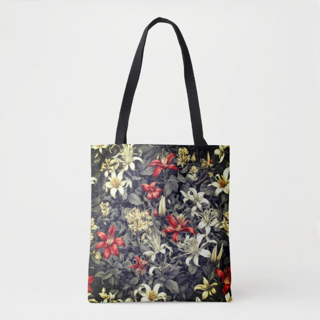 Bolsa Tote Sutil Color Wild Honeysuckle Impressão (Frente)