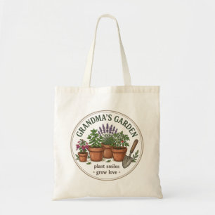 Bolsa Tote SVG Jardim Cottagecore Estético
