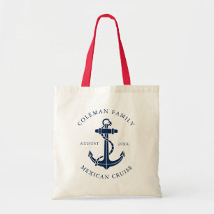 Bolsa Tote Swag Personalizada da Família de Ancoragem de Barc