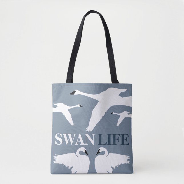 Bolsa Tote Swan Life, Elegante Swan (Frente)
