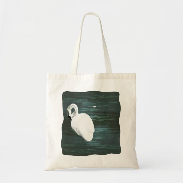 Bolsa Tote Swan no Pond (Frente)