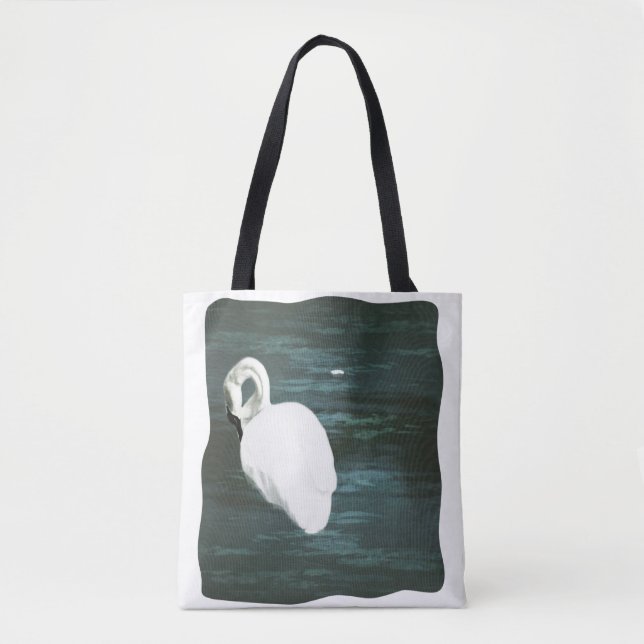 Bolsa Tote Swan no Pond (Frente)