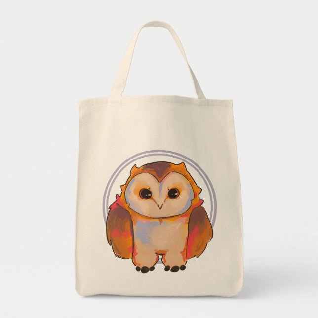Bolsa Tote Sweet little Owl, Uil (Frente)