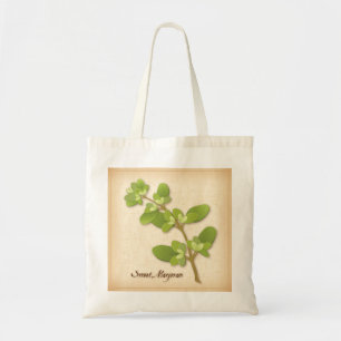 Bolsa Tote Sweet Marjoram Herb