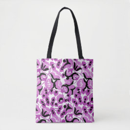 Bolsa Tote Sweet Pea (Berry) Fine Art