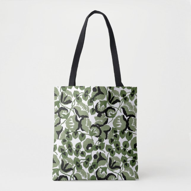 Bolsa Tote Sweet Pea (Olive) Fine Art (Frente)