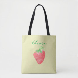 Bolsa Tote Sweet Strawberry minimalista