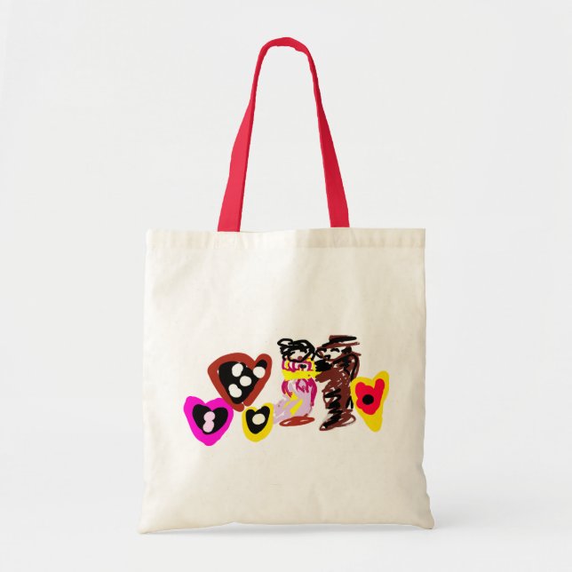 Bolsa Tote Sweet Valentine day dolls (Frente)