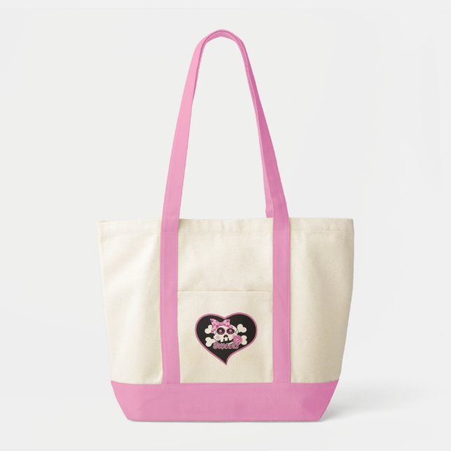 Bolsa Tote Sweetheart Skull (Frente)