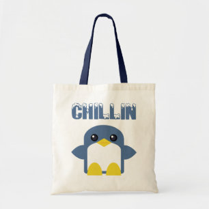 Bolsa Tote sweety do chillin do pinguim do kawaii tweety