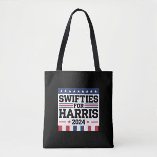 Bolsa Tote Swifties por Kamala Harris Apoio ao Voto 2024