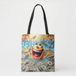 Bolsa Tote swimming in money